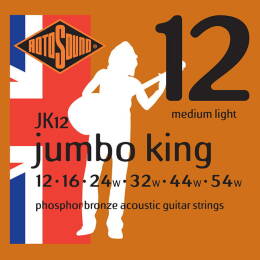 Struny Rotosound Jumbo King Phosphor Bronze Acoustic Medium Light 12-54 (JK12)
