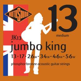 Struny Rotosound Jumbo King Phosphor Bronze Acoustic Medium Light 13-56 (JK13)