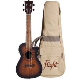 FLIGHT DUC380 CEQ AMBER elektro-akustyczne ukulele koncertowe