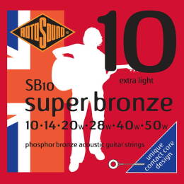 Struny Rotosound Super Bronze Phosphor Bronze Acoustic Extra Light 10-50 (SB10)
