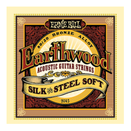 Ernie Ball 2045 Earthwood Silk & Steel struny do gitary akustycznej