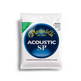 Martin Acoustic SP 92/8 Phosphor Bronze Extra Light 10-47 MSP4600 struny do gitary akustycznej 12-strunowej