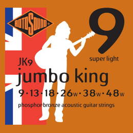 Struny Rotosound Jumbo King Phosphor Bronze Acoustic Super Light 9-48 (JK9)