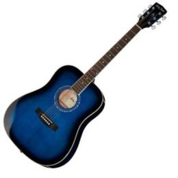 Harley Benton D-120 TBS niebieska gitara akustyczna